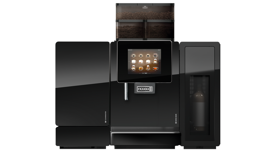 Franke A600 koffiemachine voor kantoor, vooraanzicht