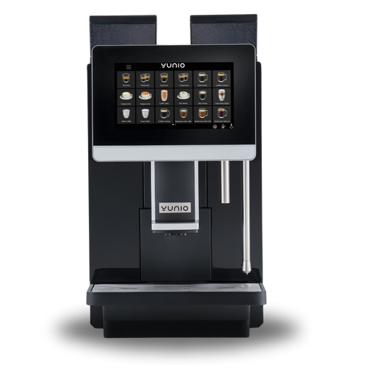 Yunio X95 koffiemachine voor kantoor, vooraanzicht