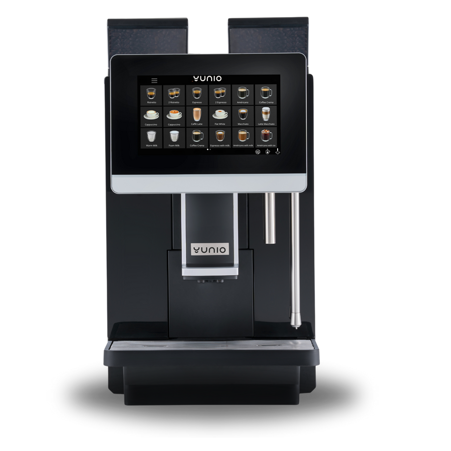 Yunio X95 koffiemachine voor kantoor, vooraanzicht